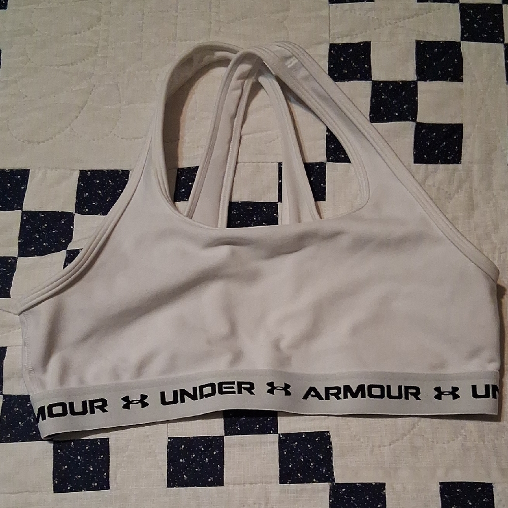 Under Armour Women's Light Gray Sports Bra